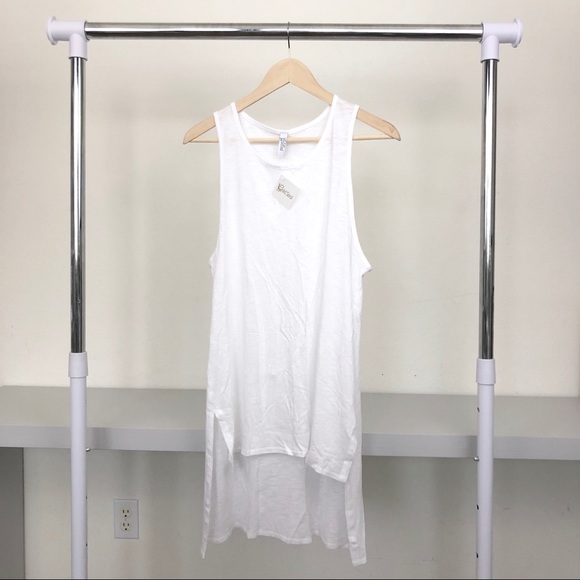 Gold Soul Dresses & Skirts - NWT Gold Soul LA White High Low Tank Dress